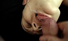 Fetish slut deep throats and gets her face creamed