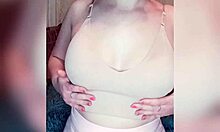 Shy girl reveals her voluptuous figure and virginity in steamy video